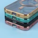 قاب ژله ای مگ سیف شفاف دور رنگ + محافظ لنز رینگی iPhone 13 / 14