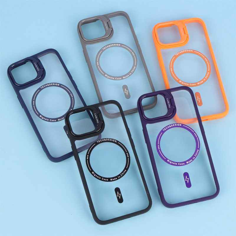 قاب PC شفاف مگ سیف Case.Pro استند شو iPhone 13