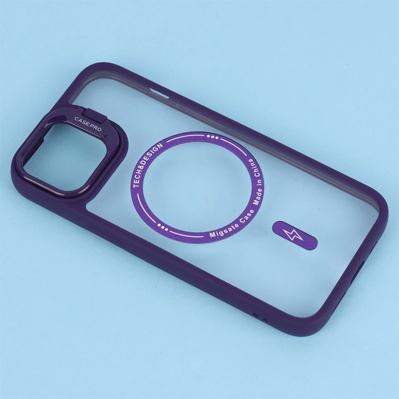 قاب PC شفاف مگ سیف Case.Pro استند شو iPhone 13