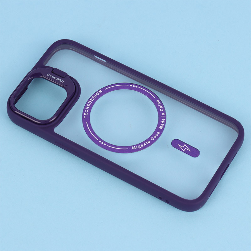 قاب PC شفاف مگ سیف Case.Pro استند شو iPhone 13