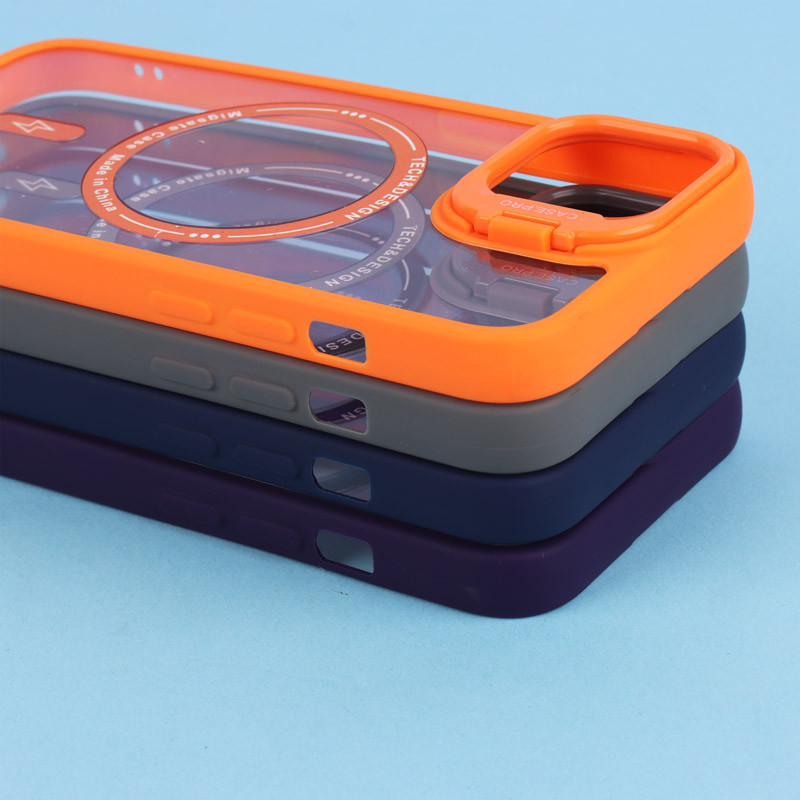 قاب PC شفاف مگ سیف Case.Pro استند شو iPhone 13