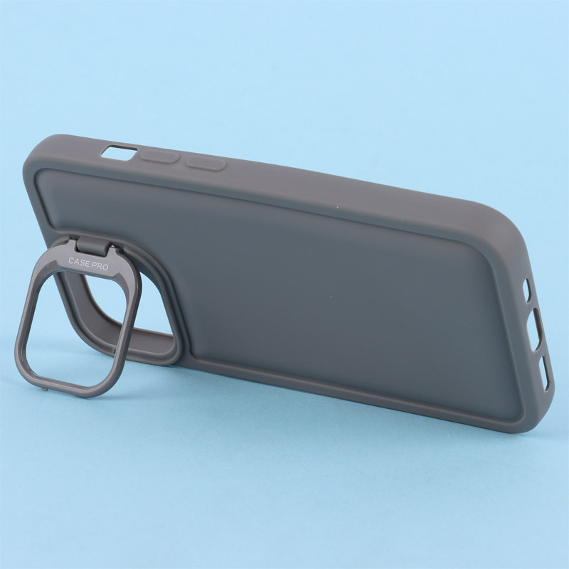 قاب طرح سولید کیس Case.Pro استند شو + محافظ لنز رینگی iPhone 13 / 14