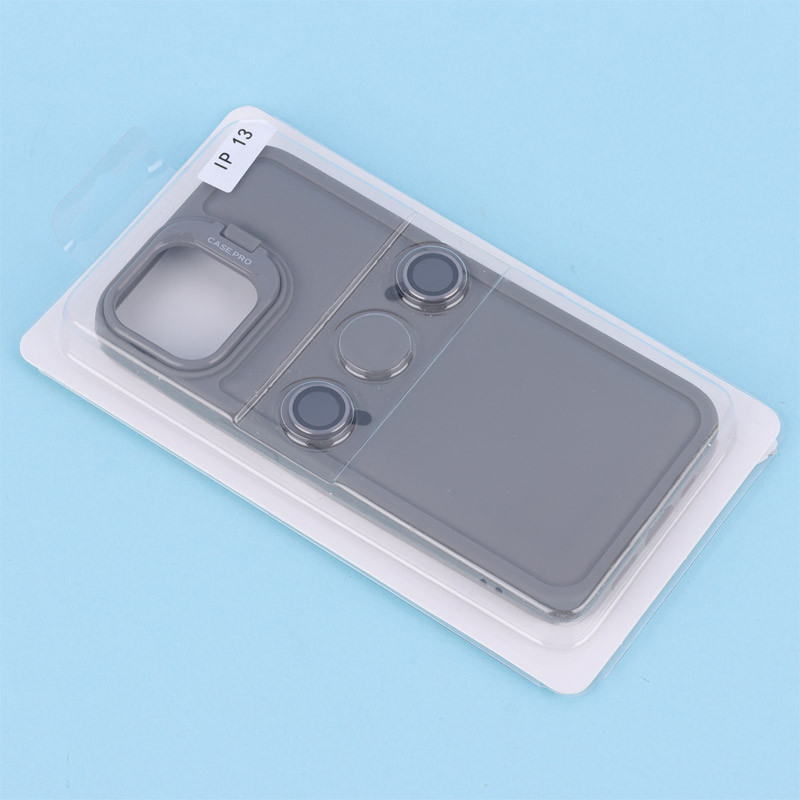 قاب طرح سولید کیس Case.Pro استند شو + محافظ لنز رینگی iPhone 13 / 14