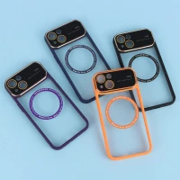 قاب PC شفاف مگ سیف Lens Aperture محافظ لنزدار iPhone 13