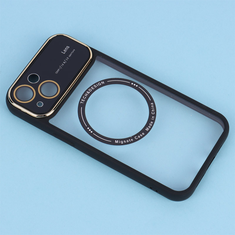 قاب PC شفاف مگ سیف Lens Aperture محافظ لنزدار iPhone 13