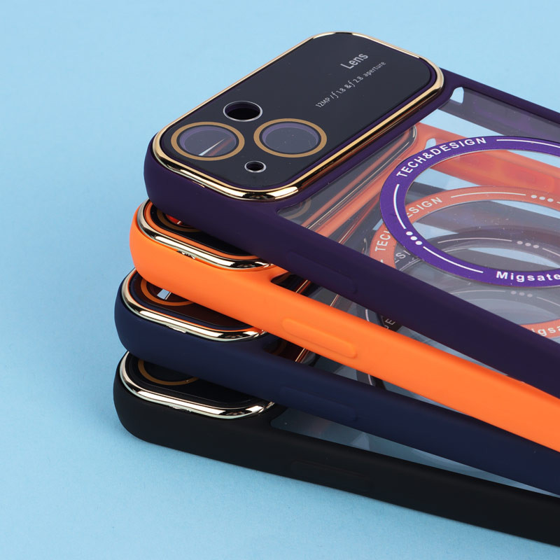 قاب PC شفاف مگ سیف Lens Aperture محافظ لنزدار iPhone 13