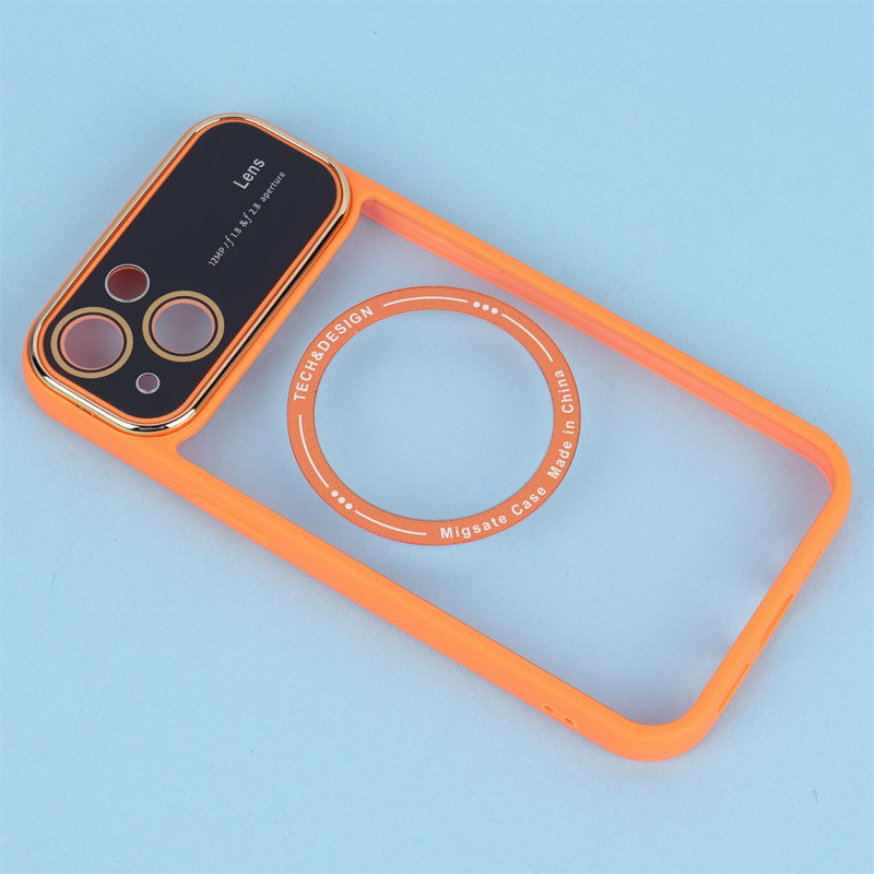 قاب PC شفاف مگ سیف Lens Aperture محافظ لنزدار iPhone 13