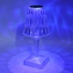 چراغ خواب Touch Lamp طرح آباژور کریستالی + ریموت کنترل