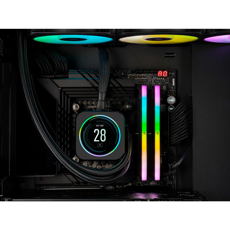 رم کامپیوتر Corsair Vengeance RGB DDR5 32GB 6400MHz CL36 Dual
