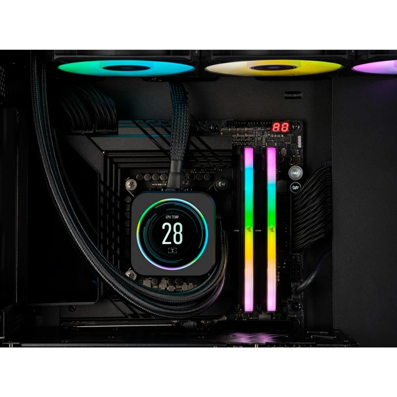رم کامپیوتر Corsair Vengeance RGB DDR5 32GB 6600MHz CL38 Dual