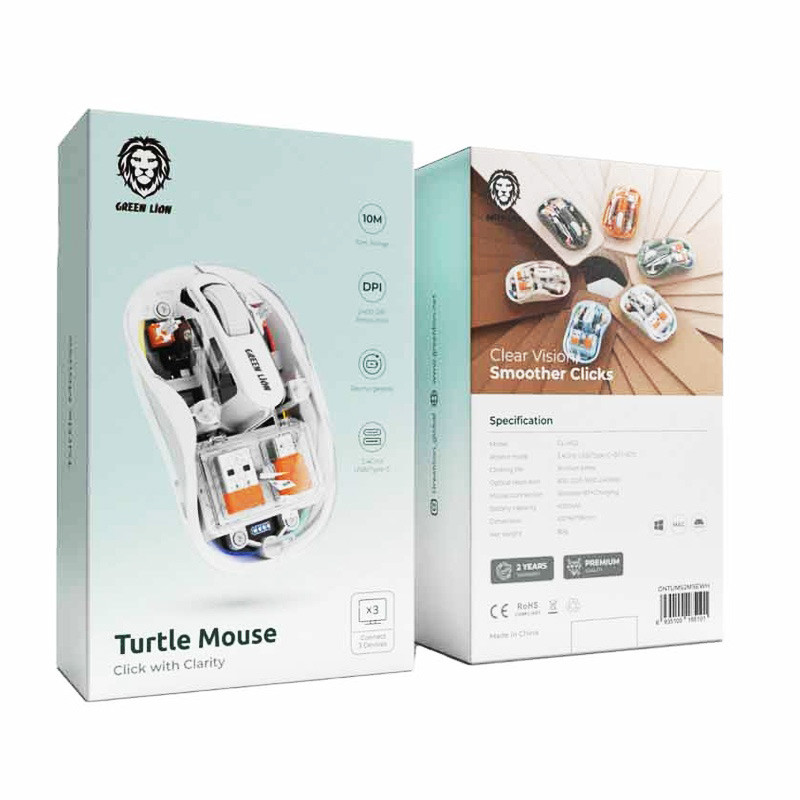 موس بی سیم گرین لاین Turtle