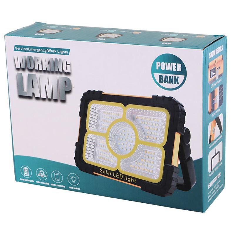 پروژکتور سیار شارژی و پاور بانک خورشیدی 883&nbsp;Solar LED Light