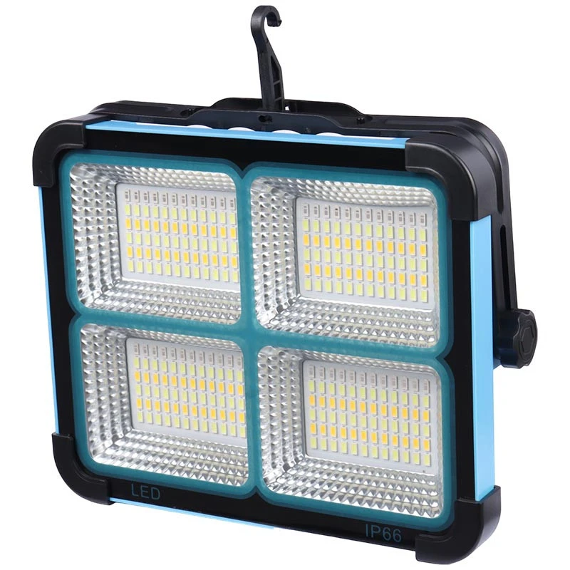 پروژکتور سیار شارژی و پاور بانک خورشیدی Okgo FA-702