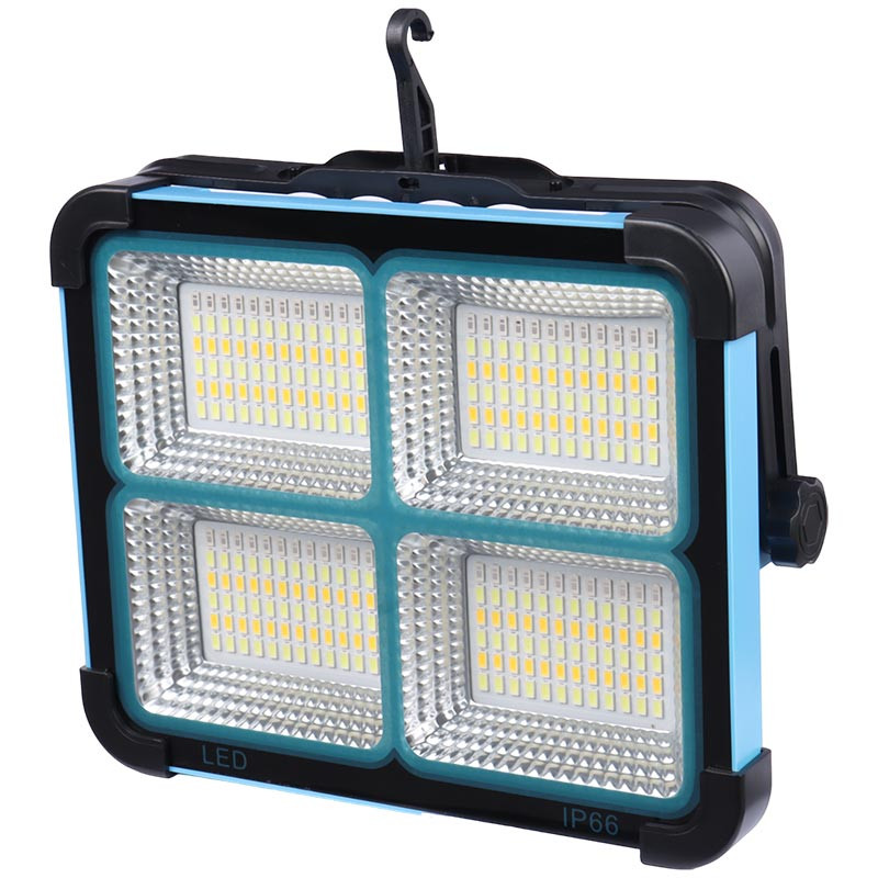پروژکتور سیار شارژی و پاور بانک خورشیدی Okgo FA-702