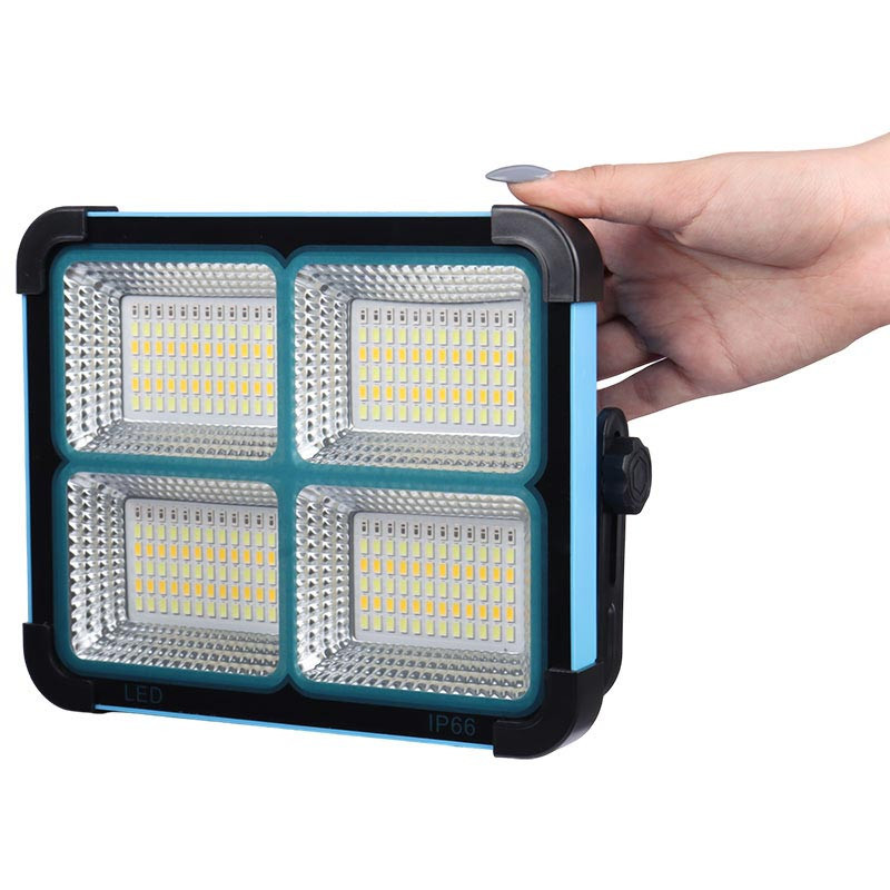 پروژکتور سیار شارژی و پاور بانک خورشیدی Okgo FA-702