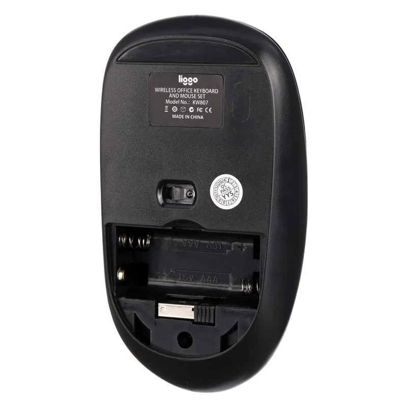 موس و کیبورد بی سیم Liggo KW807