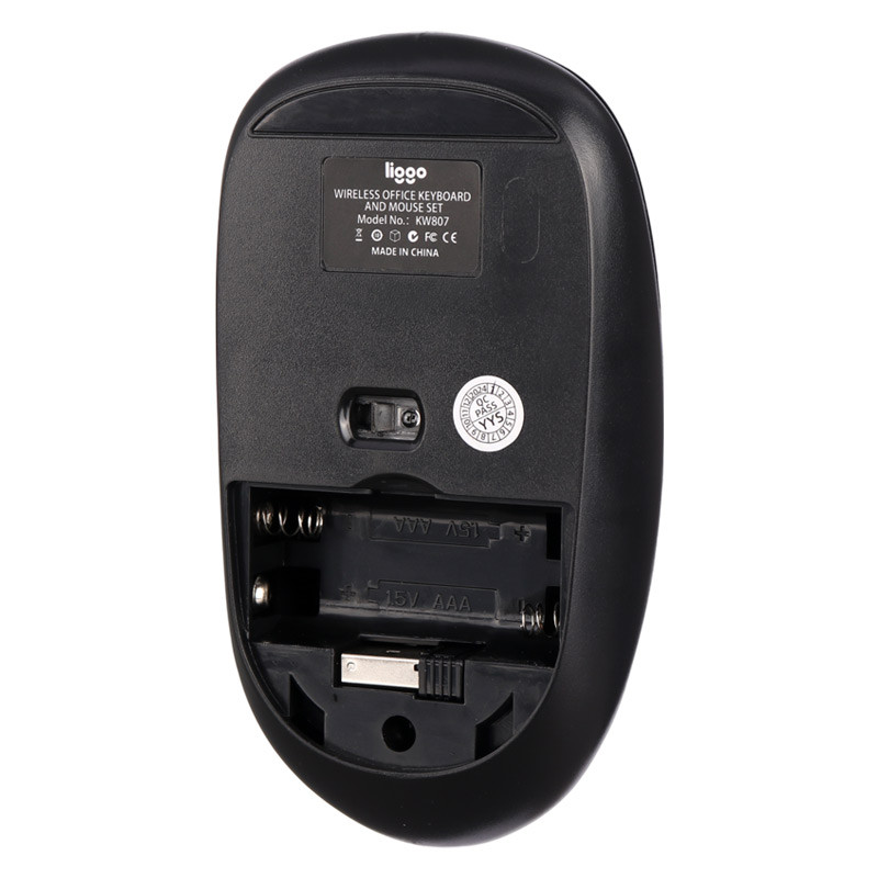 موس و کیبورد بی سیم Liggo KW807