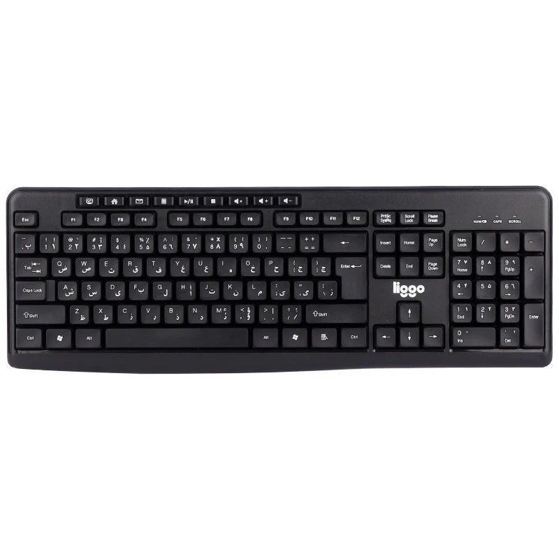 موس و کیبورد بی سیم Liggo KW807