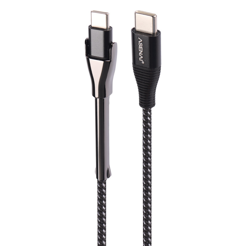 کابل تبدیل فست شارژ Asenai AC-004-CC Type-C To Type-C 65W 1m