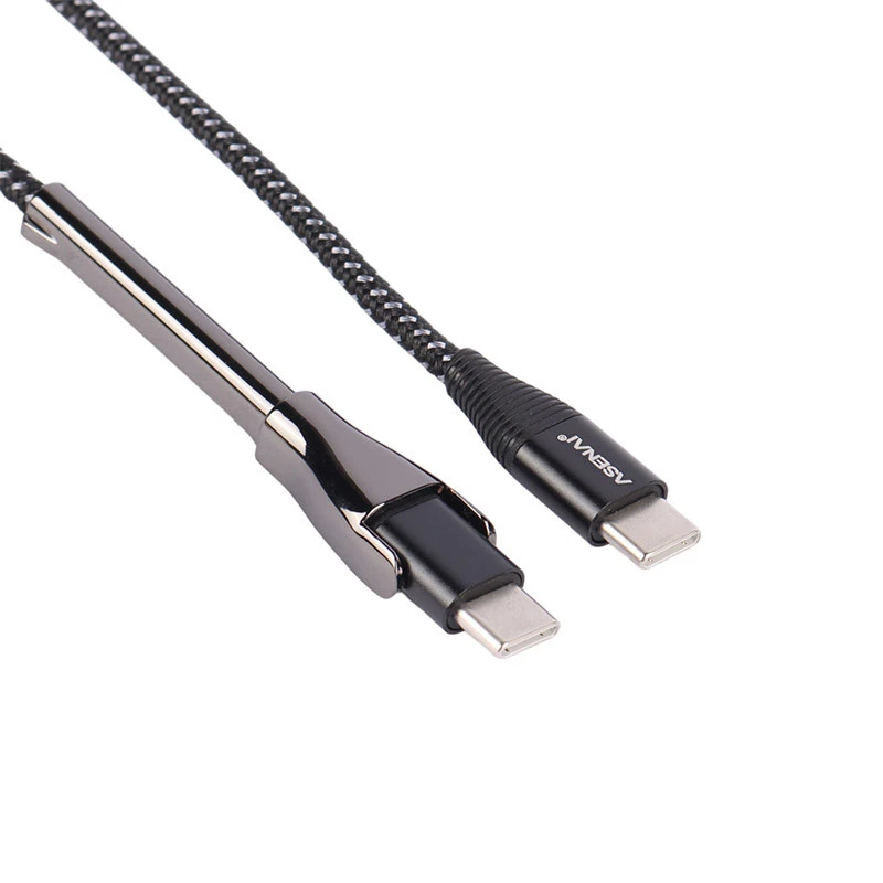 کابل تبدیل فست شارژ Asenai AC-004-CC Type-C To Type-C 65W 1m