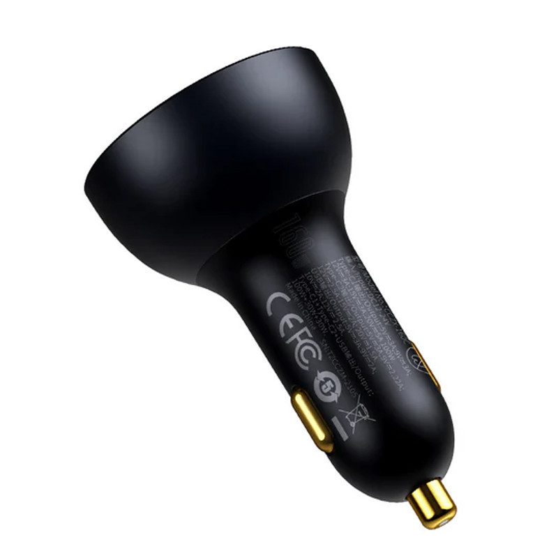 شارژر فندکی فست شارژ Baseus TZCCZM-0G 5A QC5.0 PD 100W + کابل تبدیل تایپ سی