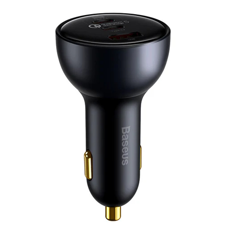شارژر فندکی فست شارژ Baseus TZCCZM-0G 5A QC5.0 PD 100W + کابل تبدیل تایپ سی