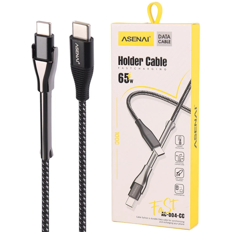 کابل تبدیل فست شارژ Asenai AC-004-CC Type-C To Type-C 65W 1m