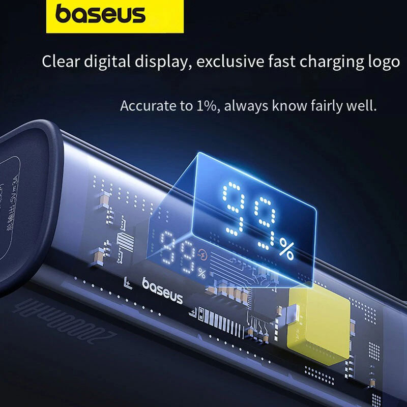 پاوربانک فست شارژ 20000 باسئوس Baseus PPTSZ2030 QC3.0 30W