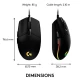 ماوس گیمینگ لاجیتک مدل Logitech G102 Gaming Mouse