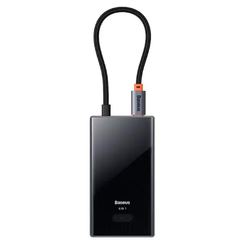 هاب Baseus Focus WKYY030213 Type-C To USB 3.0/HDMI/RJ45/Type-C PD