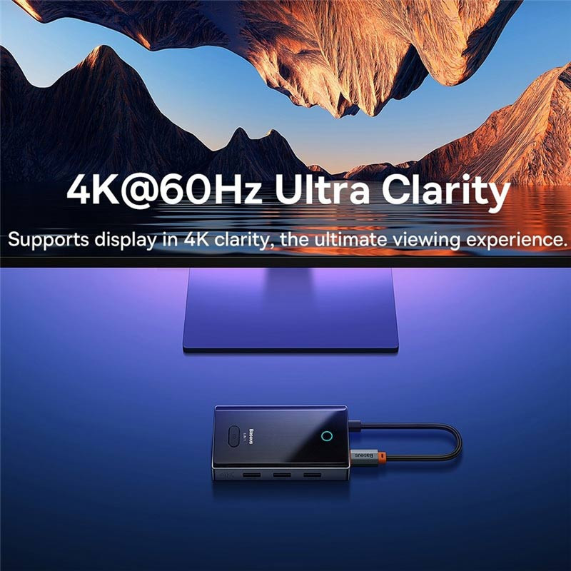 هاب 6 پورت Type-C باسئوس Focus WKYY030213