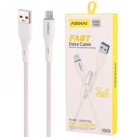 کابل آیفونی فست شارژ Asenai AC-003 3.1A 1m