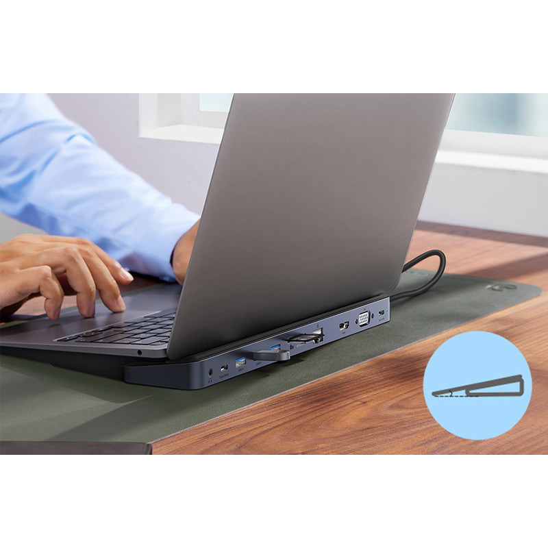 هاب 11 پورت Type-C باسئوس Elitejoy Gen2 WKSX030013