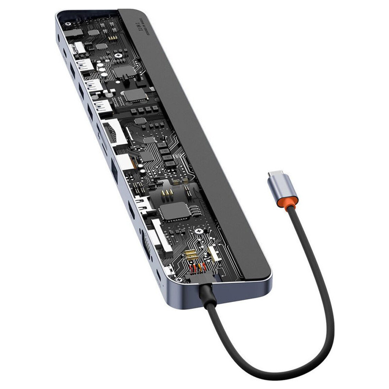 هاب 11 پورت Type-C باسئوس Elitejoy Gen2 WKSX030013