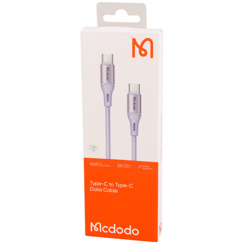 کابل تبدیل فست شارژ Mcdodo CA-221 Type-C To Type-C 3A PD 65W 1.2m