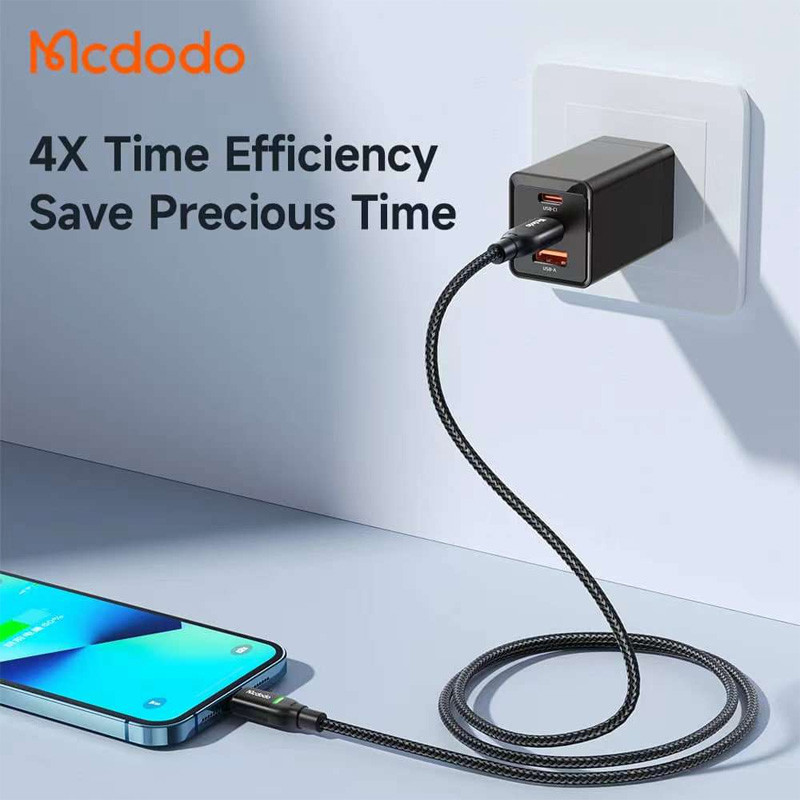 کابل تبدیل فست شارژ Mcdodo CA-272 Type-C To Lightning 3A PD 36W 1.2m