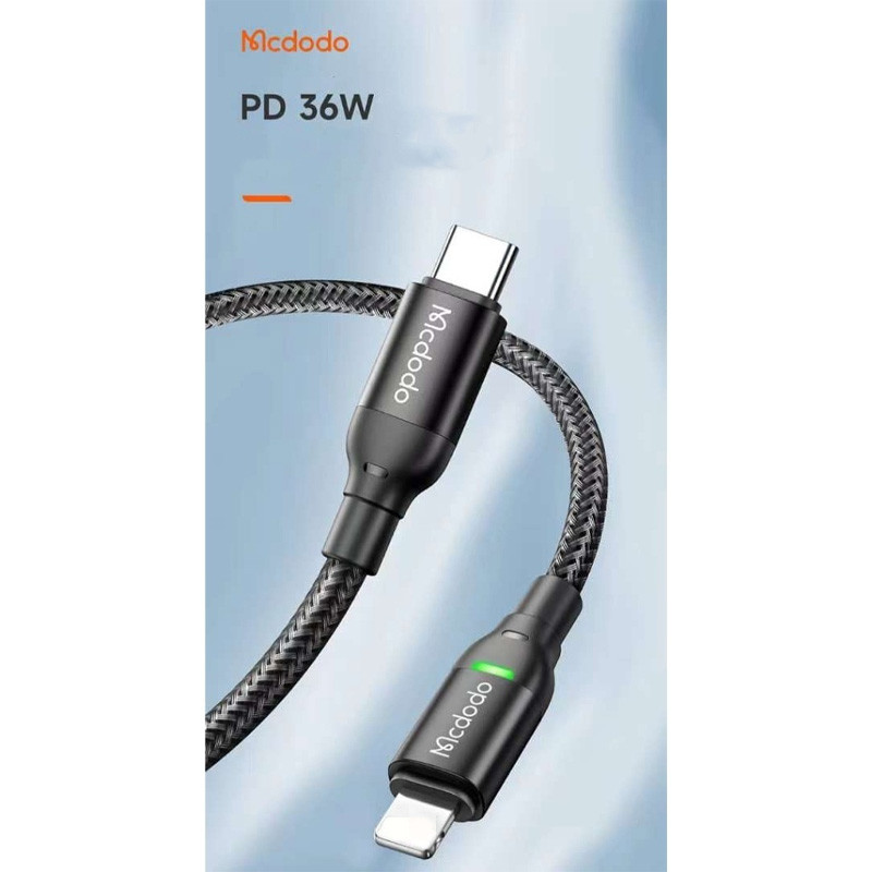 کابل تبدیل فست شارژ Mcdodo CA-272 Type-C To Lightning 3A PD 36W 1.2m