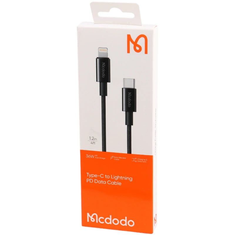 کابل تبدیل فست شارژ Mcdodo CA-276 Type-C To Lightning 3A PD 36W 1.2m