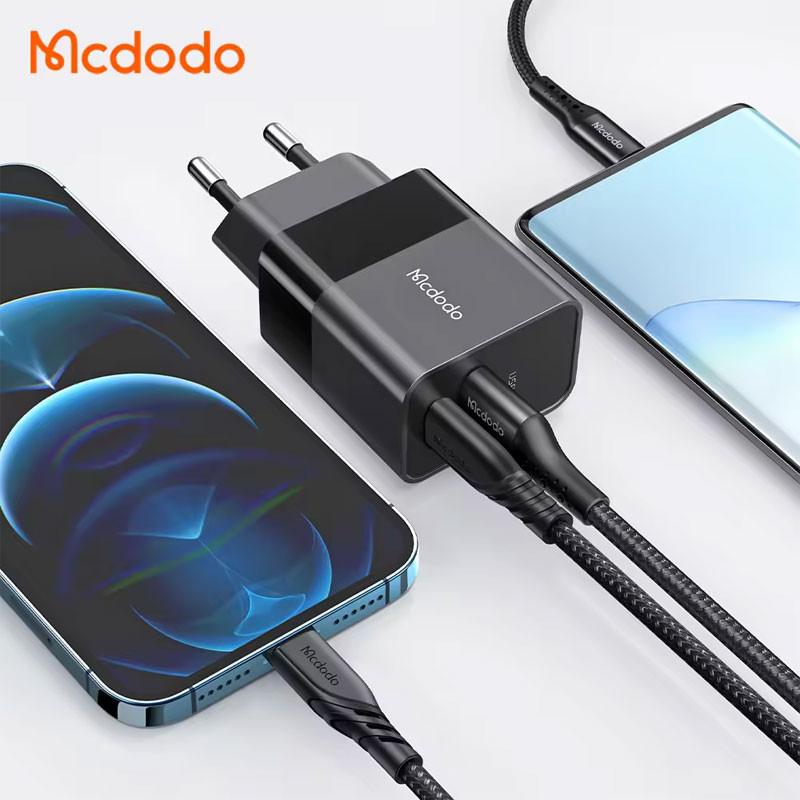 کلگی فست شارژ &nbsp;Mcdodo CH-195 2Port 3A QC3.0 PD 20W