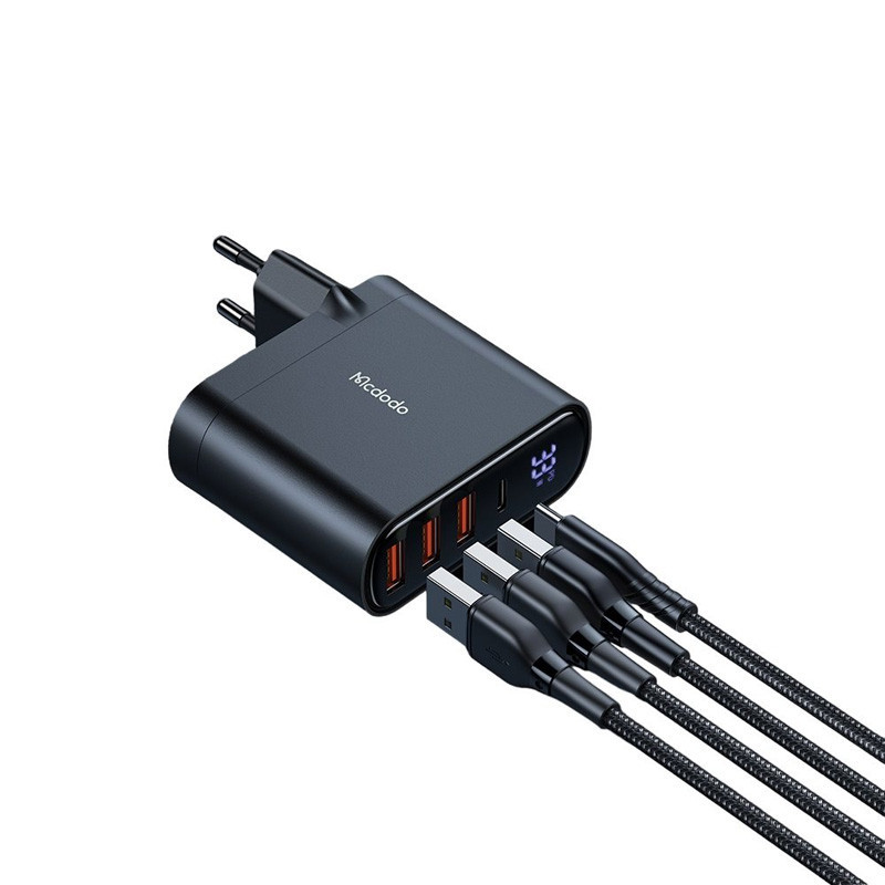 کلگی فست شارژ Mcdodo CH-225 4Port 3A PD 33W