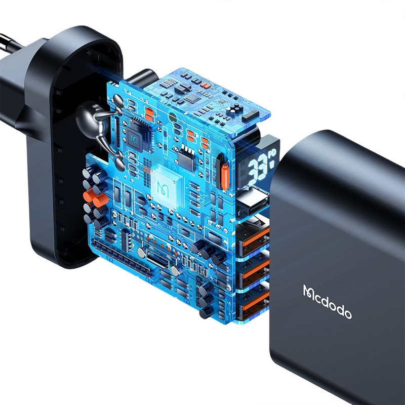 کلگی فست شارژ Mcdodo CH-225 4Port 3A PD 33W