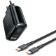 شارژر دیواری فست شارژ Mcdodo LCH-717 2Port 3A QC3.0 PD3.0 20W + کابل تبدیل تایپ سی