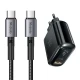 شارژر دیواری فست شارژ Mcdodo LCH-717 2Port 3A QC3.0 PD3.0 20W + کابل تبدیل تایپ سی