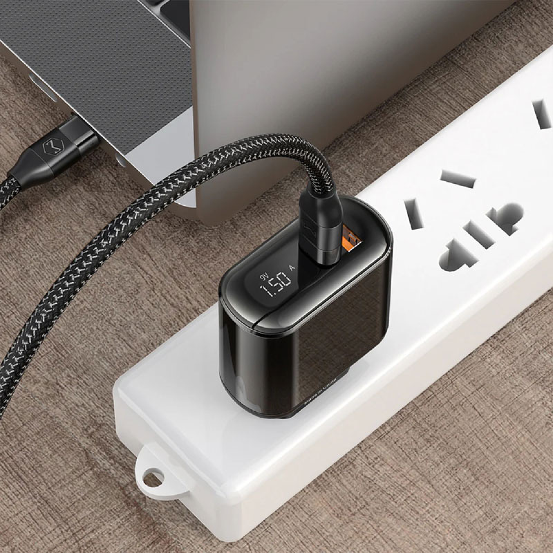 شارژر دیواری فست شارژ Mcdodo LCH-717 2Port 3A QC3.0 PD3.0 20W + کابل تبدیل تایپ سی