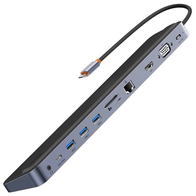 هاب 11 پورت Type-C باسئوس Elitejoy Gen2 WKSX030013