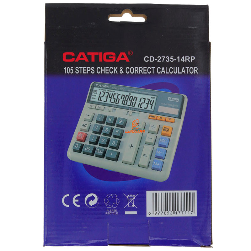 ماشین حساب کاتیگا Catiga CD-2735-14RP