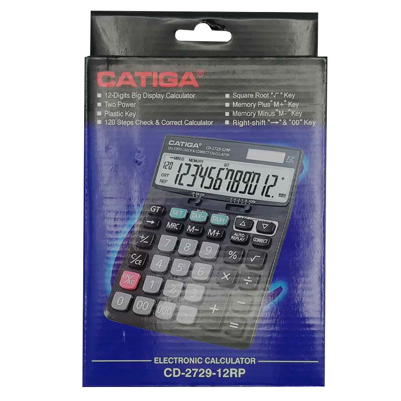 ماشین حساب کاتیگا Catiga CD-2729-12RP