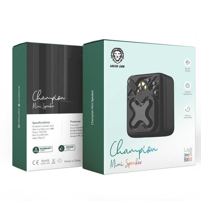 اسپیکر بلوتوثی رم خور Green Lion Champion Mini