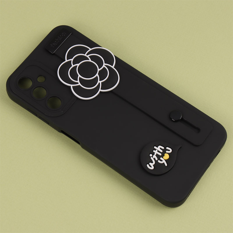 قاب سیلیکونی ژله ای دستبندی محافظ لنزدار Samsung Galaxy A14 4G / A14 5G