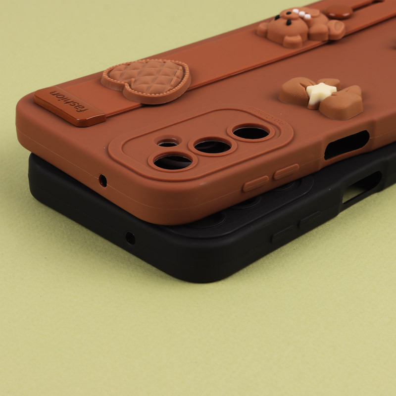 قاب سیلیکونی ژله ای دستبندی محافظ لنزدار Samsung Galaxy A14 4G / A14 5G